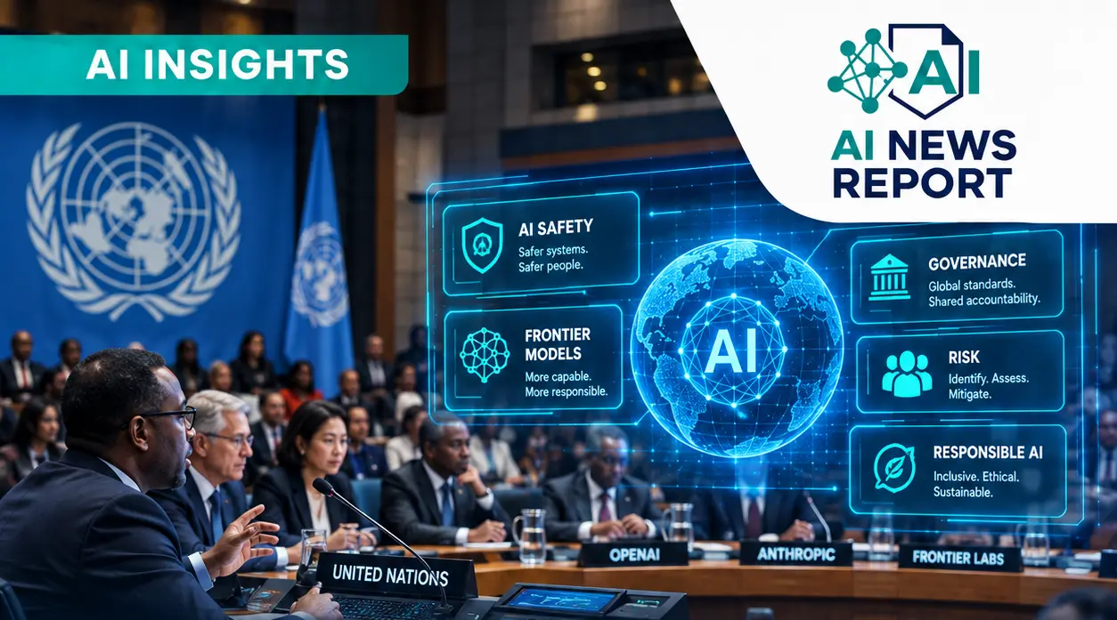 UN Security Council AI safety briefing with OpenAI, Anthropic, and other frontier AI labs.